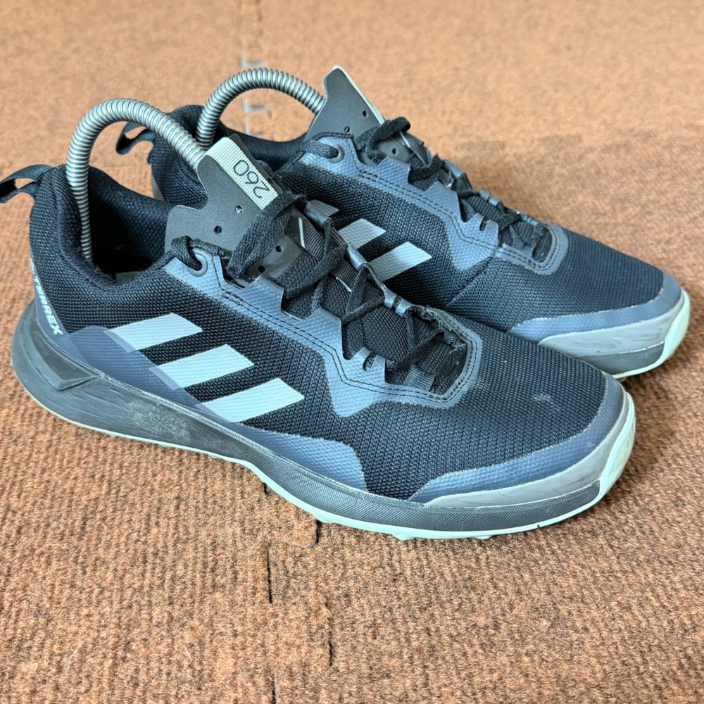 Adidas Terrex Agravic Speed Mens Trail Running Shoes Black Grey CQ1735‎ Size 8.5
